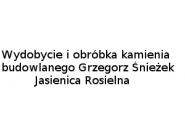 Wydobycie i obróbka kamienia budowlanego Grzegorz Śnieżek: schody kamienne, parapety, tarasy, rzeźby z kamienia, piaskowiec Jasienica Rosielna