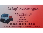 Łukasz Wojciechowski Żołędowo: usługi asenizacyjne, wywóz nieczystości, wywóz nieczystości płynnych, opróżnianie szamb, wywóz szamba