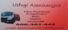 Łukasz Wojciechowski Żołędowo: usługi asenizacyjne, wywóz nieczystości, wywóz nieczystości płynnych, opróżnianie szamb, wywóz szamba