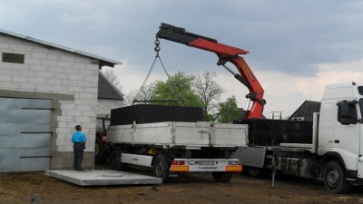 Producent Szamb Andrzej Kukisz Łomża: produkcja szamb, szamba betonowe szczelne, zbiorniki na deszczówkę, zbiorniki na ścieki Podlaskie,