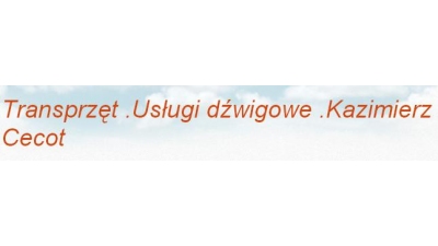 Transprzęt: dźwigi samochodowe, montaż maszyn, wynajem dźwigów, usługi dźwigowe Tarnów