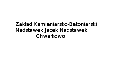 Zakład Kamieniarsko-Betoniarski Nadstawek Jacek Nadstawek: usługi kamieniarskie, nagrobki, schody, obróbka kamienia Chwałkowo, Rawicz, Gostyń, Kobylin