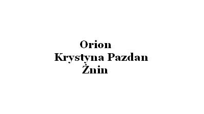 Orion Pazdan Krzysztof: konstrukcje stalowe, montaż rurociągów i zbiorników Żnin