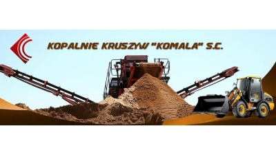 Kopalnie Kruszyw Komala S. C. Radomsko: kruszywa, kamień, grys